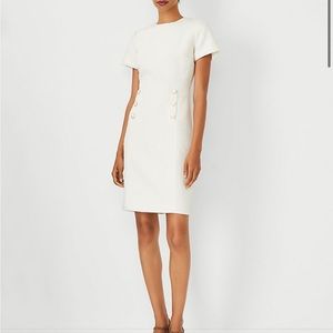 Ann Taylor tweed sheath dress 2P